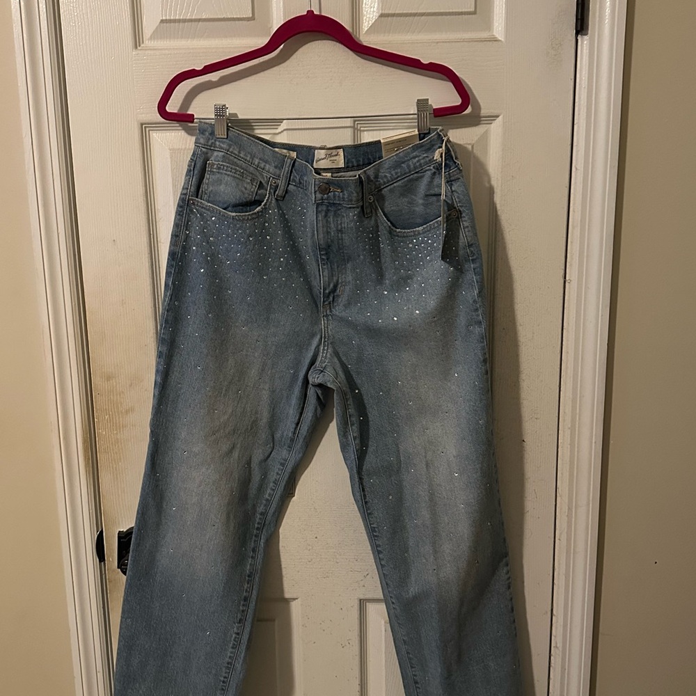 Studded Blue Jeans